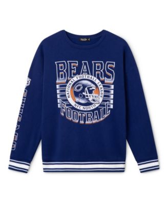  Unisex NFL Chicago Bears Striped Rib Crew Fleece
