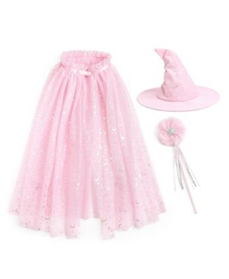 Girls' Pink Witch Dress Up Kit - Little Kid, Big Kid