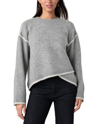 Tulip Hem Crewneck Sweater