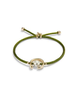  Dark Green Bracelet with Pearl Shell