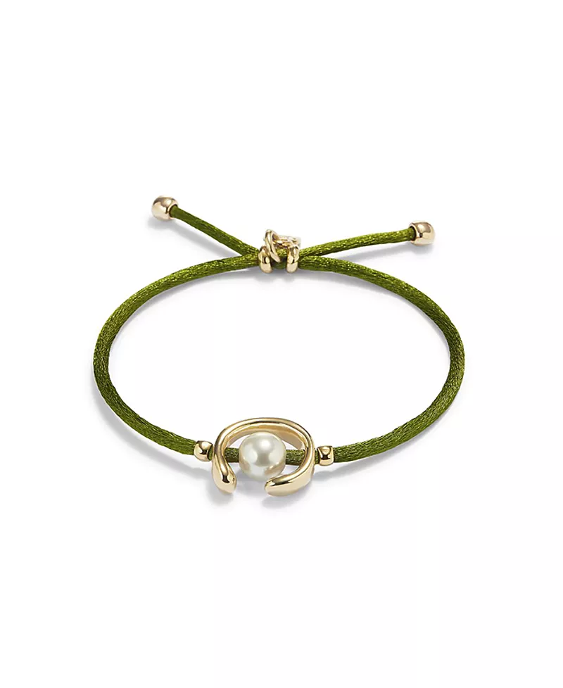 UNOde50 Dark Green Bracelet with Pearl Shell