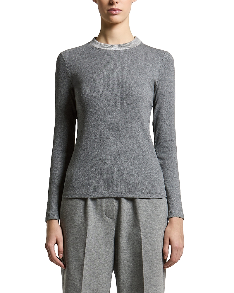 Peserico Cotton Stretch Micro Rib Top