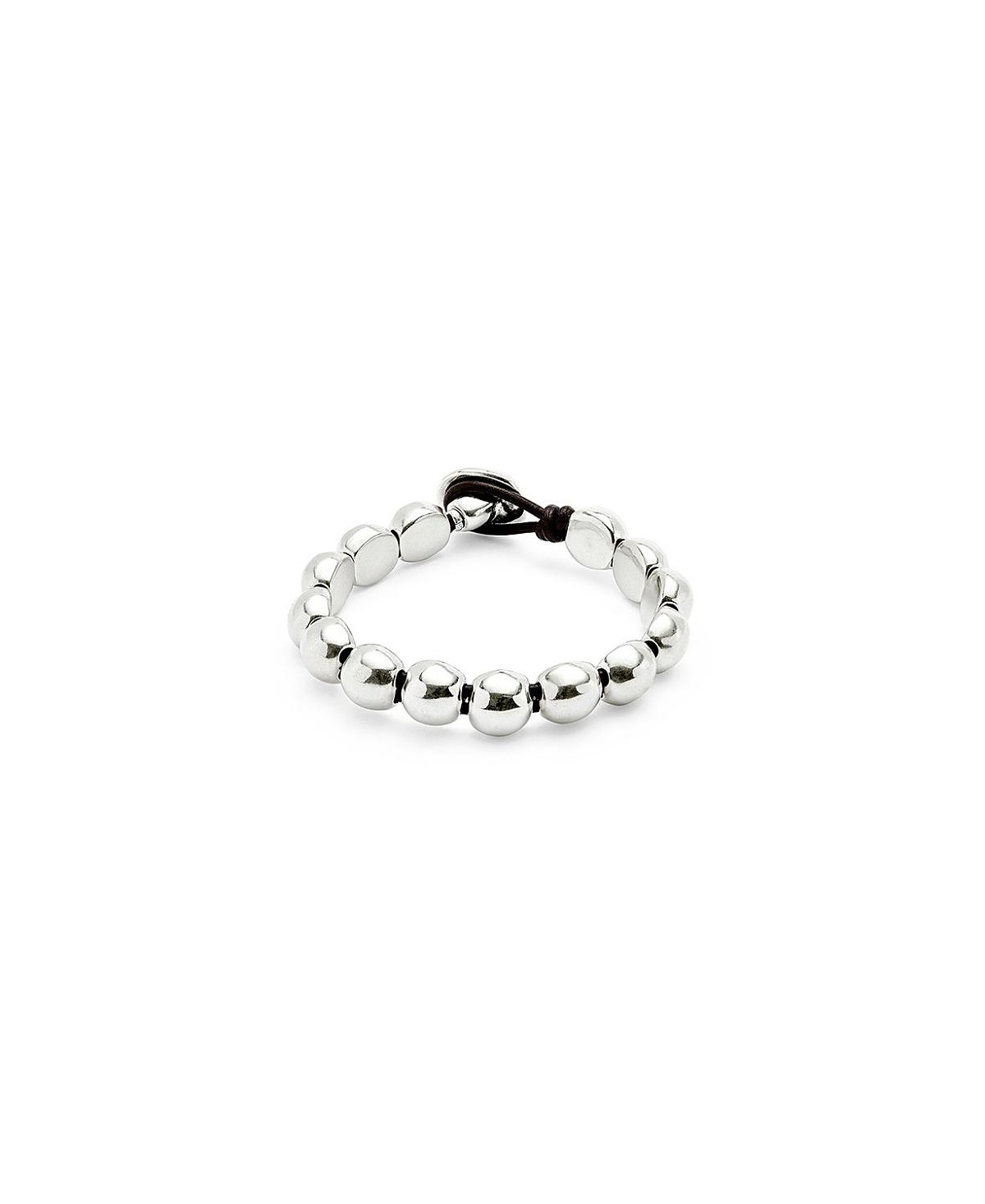 UNOde50 Bracelet with Small Round Beads Plated