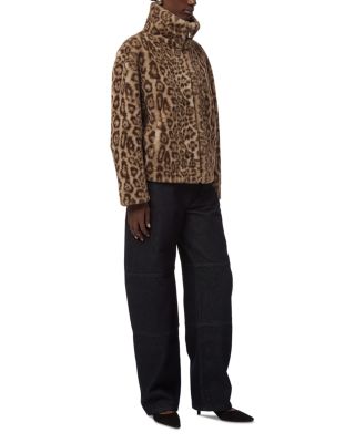 Brooks Leopard Faux Fur Coat - thumbnail 3
