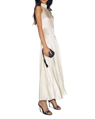 Katelyn Silk Halter Dress