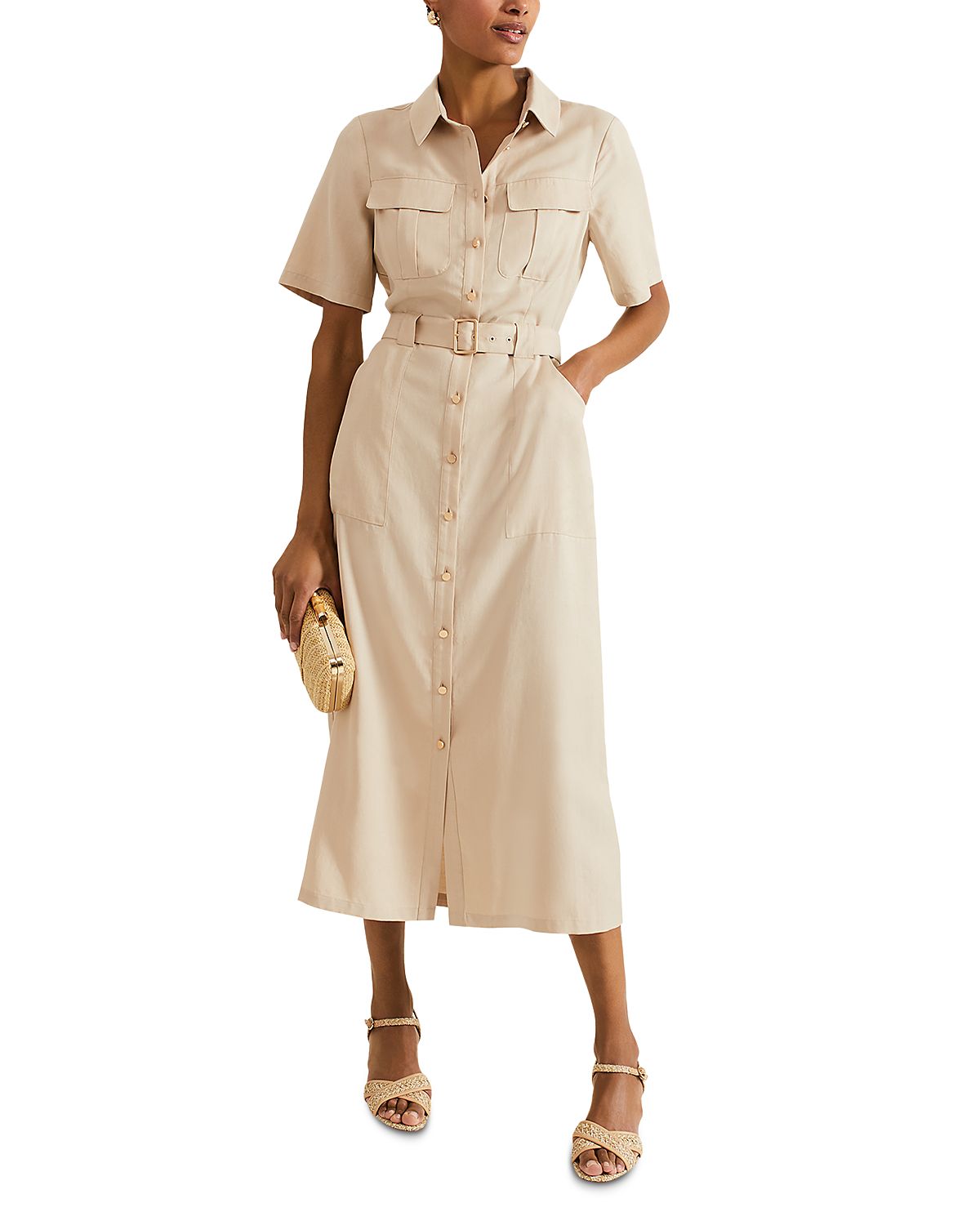Phase Eight Willow Utility Midi Dress