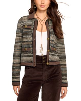Clara Houndstooth Knit Jacket - thumbnail 3