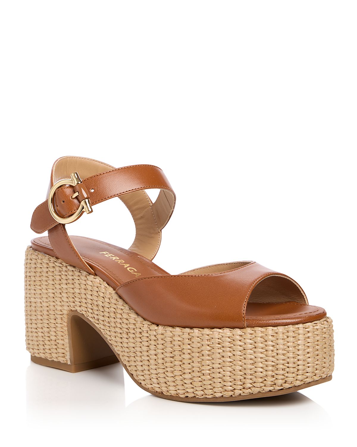 Ferragamo Women's Gancini Platform Sandals