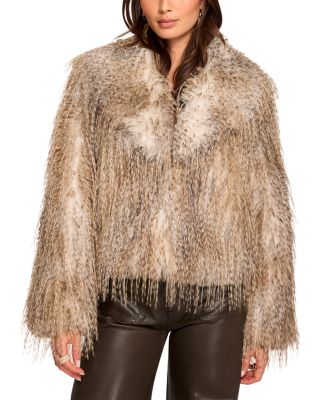 Ramy Brook Lacey Faux Fur Jacket