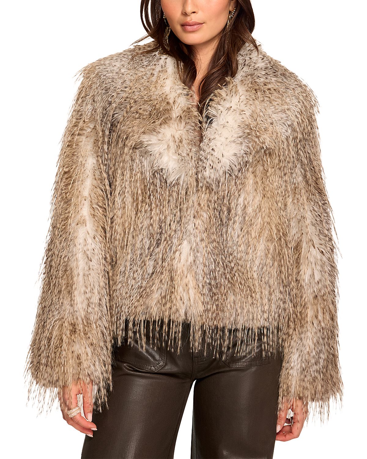 Ramy Brook Lacey Faux Fur Jacket