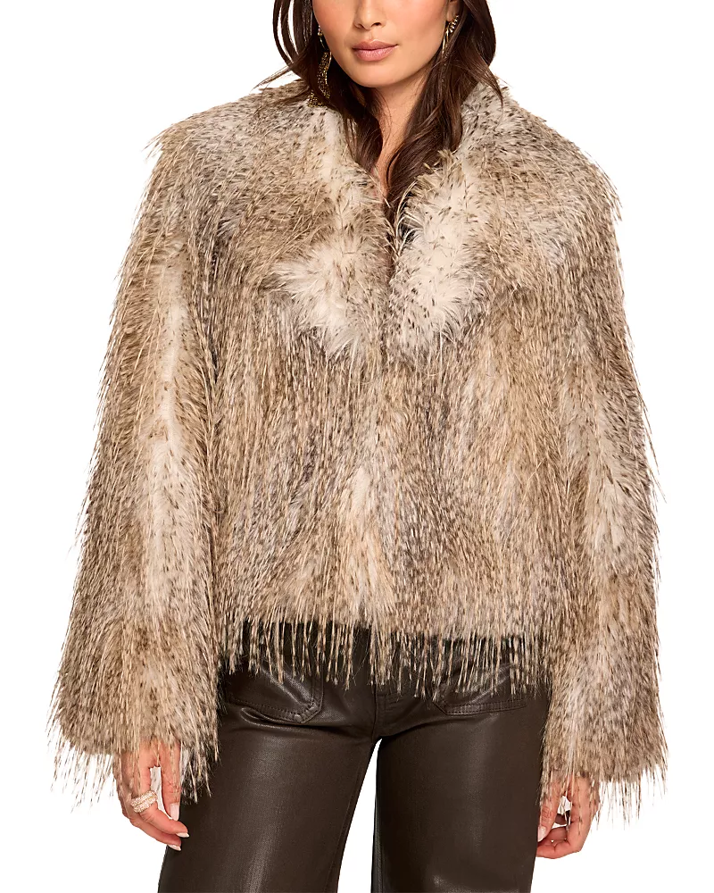 Ramy Brook Lacey Faux Fur Jacket