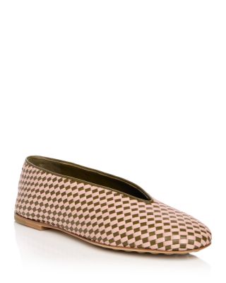 Women's Rosa Intrecciato Ballet Flats