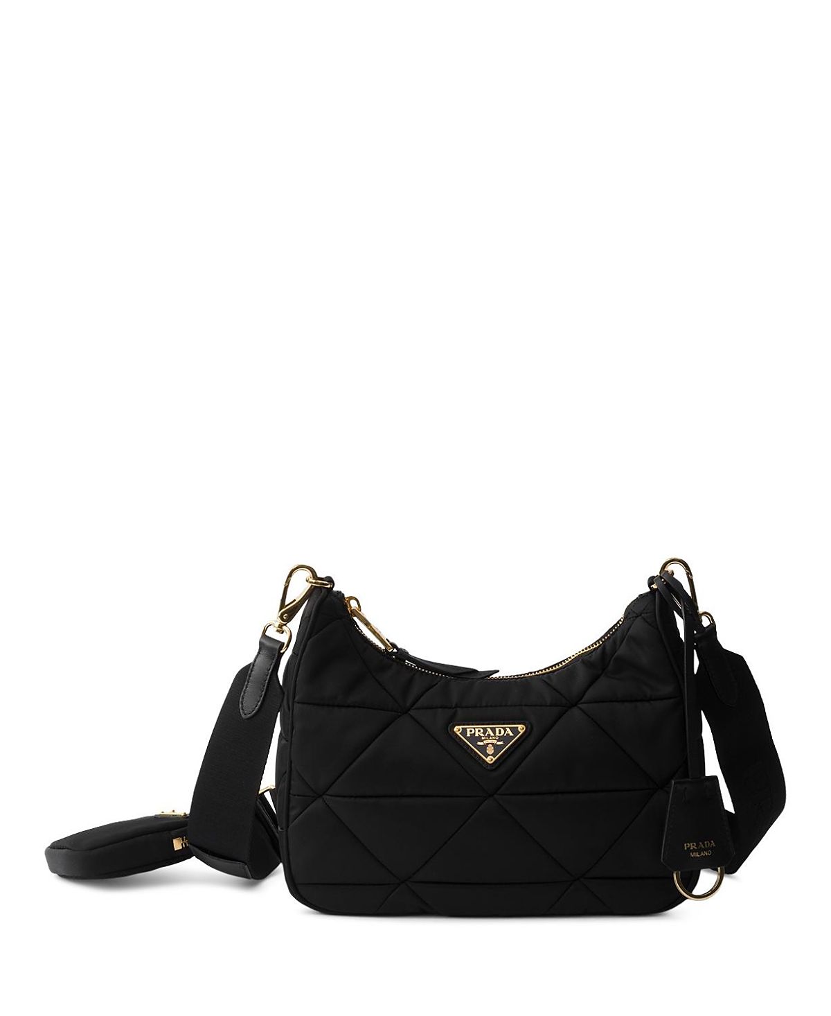 Prada Quilted Re-Nylon Shoulder Bag
