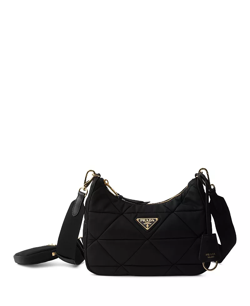 Prada Quilted Re-Nylon Shoulder Bag