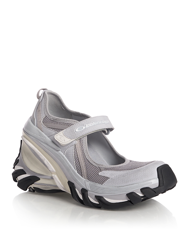 Balenciaga Women's Hydra Mary Jane Wedge Sneakers