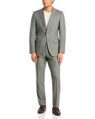 Boss Virgin Wool Solid Slim Fit Suit