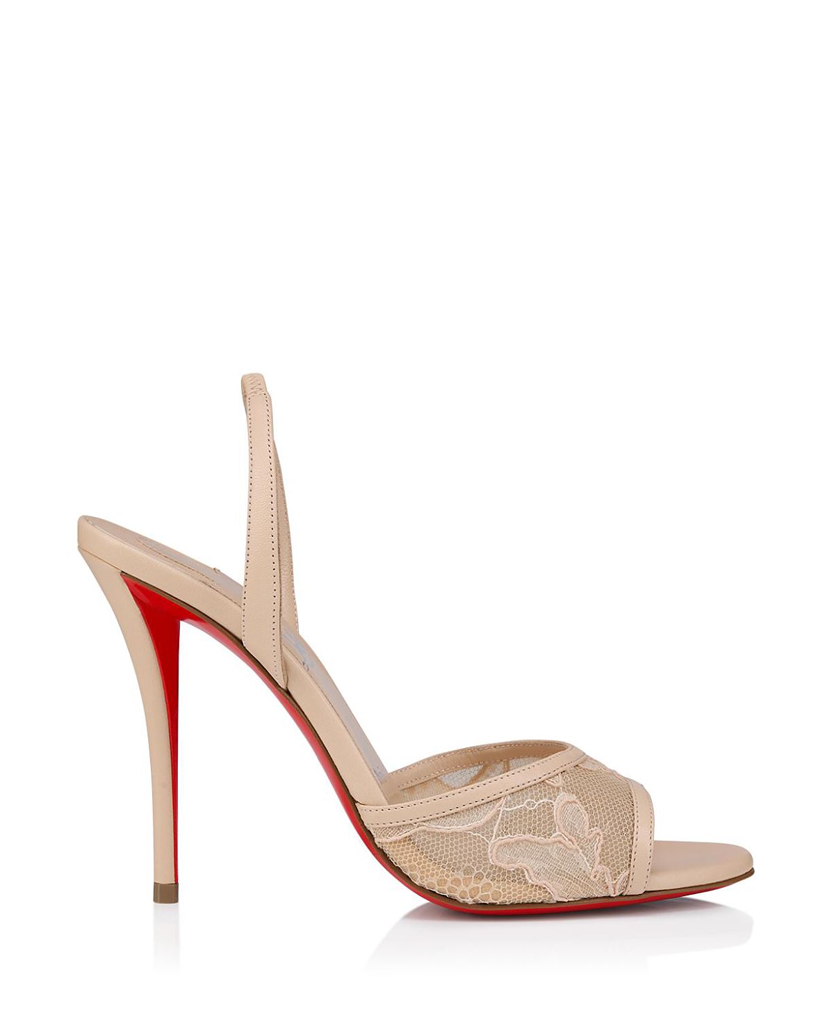 Christian Louboutin Women's Miss Z Lace Sling Slingback Pumps