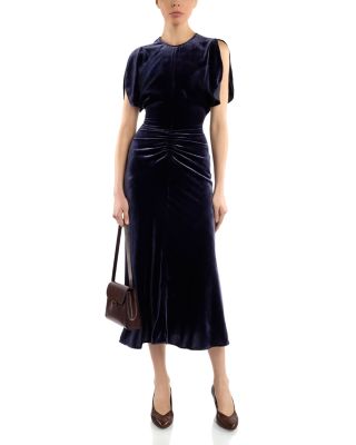 Bela Slit Sleeve Midi Dress