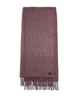 rag & bone Ari Wool & Alpaca Plaid Fringe Scarf