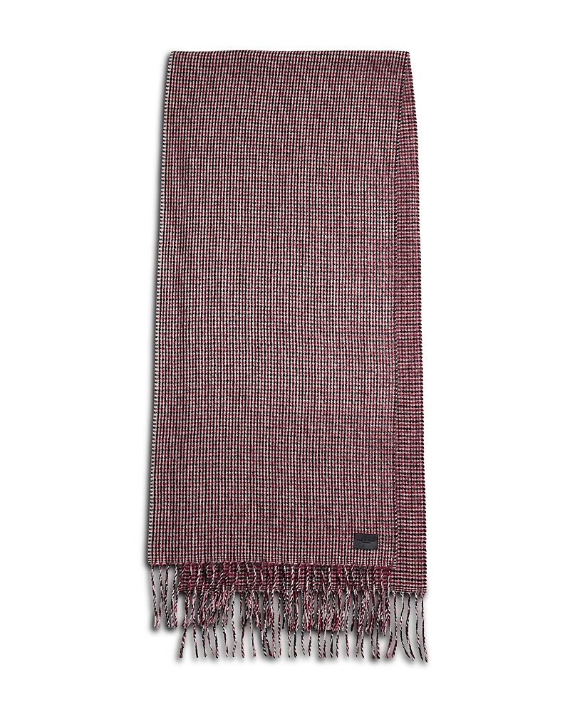 Rag & Bone Ari Wool & Alpaca Plaid Fringe Scarf · OS