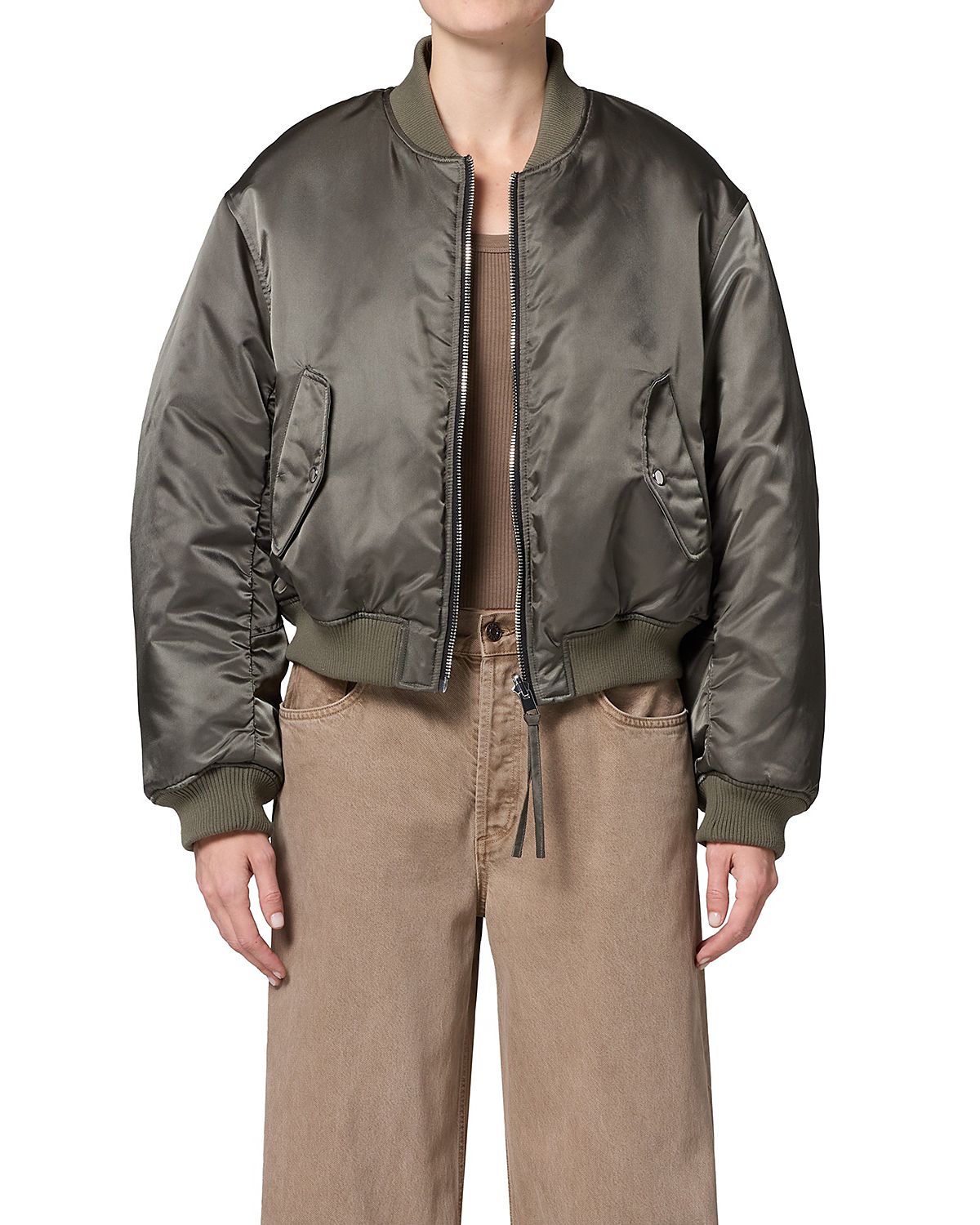 Agolde Frankie Reversible Bomber Jacket