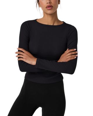 Pose Subtle Ribbed Long Sleeve Top