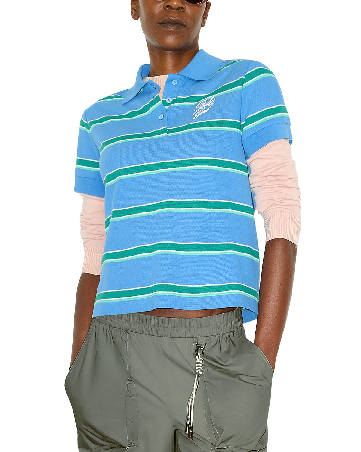 Max & Co. Agami Cotton Pique Jersey Polo Shirt