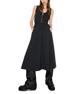 Bora Technical Fabric Fit and Flare Dress