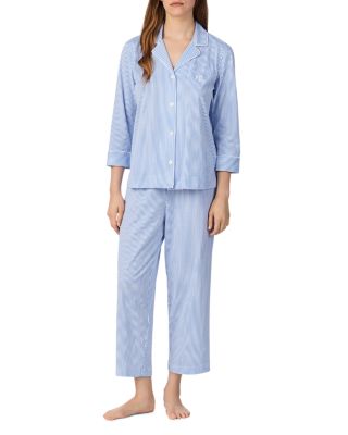 Bingham Knits Cotton Jersey Cropped PJ Set