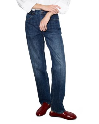 Mcopanetto Mid Rise Slim Fit Jeans in Navy