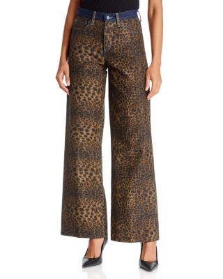 Alicent High Rise Sneaker Wide Leg Jeans in Zephyr