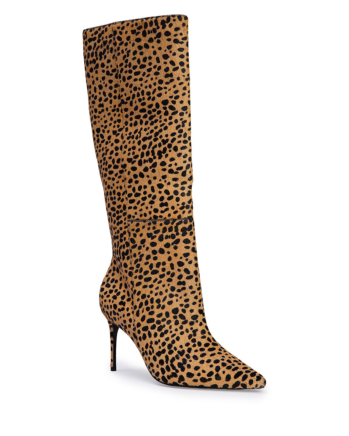 Black Suede Studio Women's Kath 80 Pointed Toe Knee High Boots