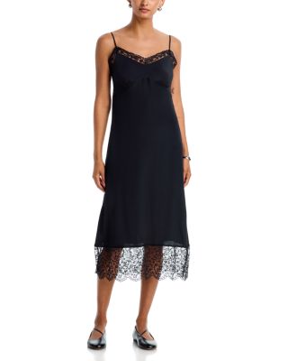 Lace Trim Slip Dress