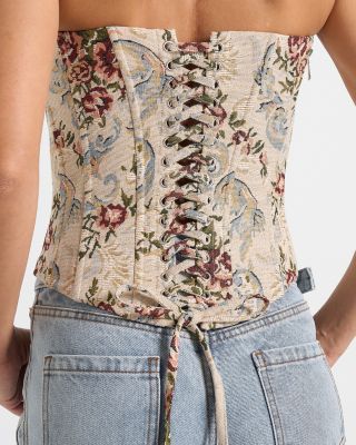 Scarlett Tapestry Lace Up Corset