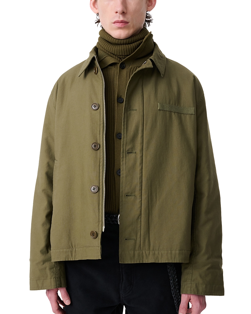 Studio Nicholson Cotton Blend Button Military Jacket