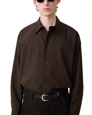 Classic Cotton Relaxed Point Collar Shirt