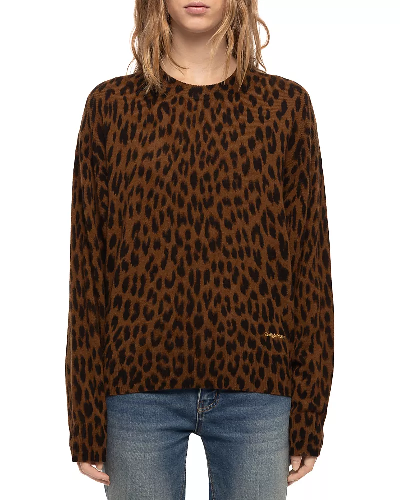 Zadig & Voltaire Soulo Wool & Cashmere Printed Sweater