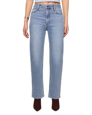 The Muse High Rise Straight Jeans in Light Year