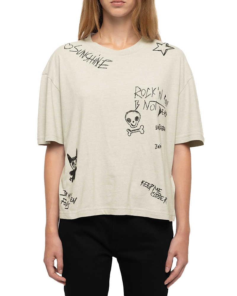 Zadig & Voltaire Taida Embellished Tee
