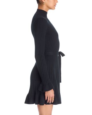 Sandria Ribbed Mock Neck Dress - thumbnail 10