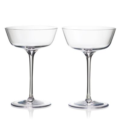 Elegance Oran Coupe Glass, Set of 2 - Exclusive 