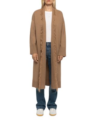 Camy Wool & Cashmere Fringed Cardigan