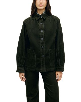 Jena Cotton Stretch Corduroy Overshirt