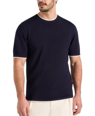 Wyatt Contrast Knit T-shirt