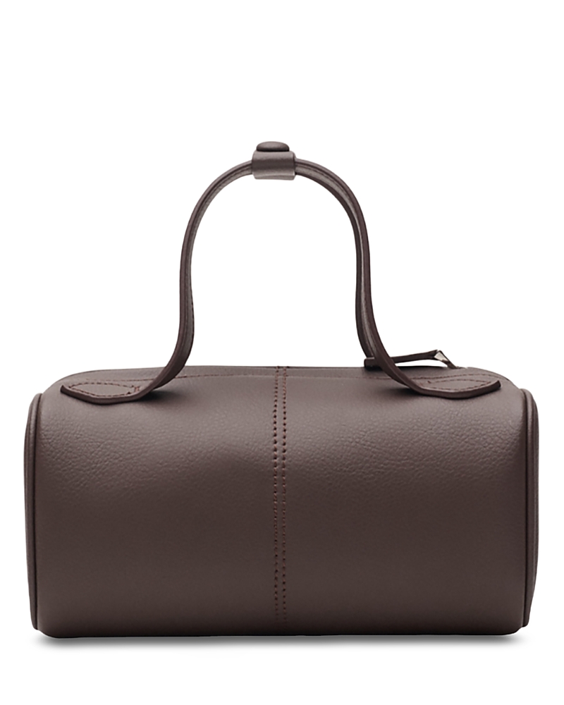 Freja Jane Structured Faux Leather Top Handle Bag