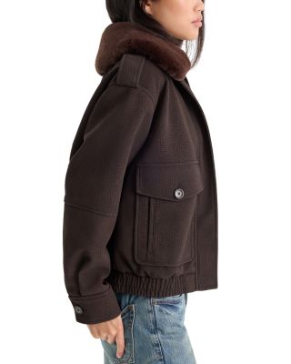The Better Than Leather Faux Leather Bomber Jacket - thumbnail 4