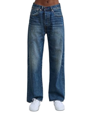 Allfit High Rise Straight Jeans in Indigo