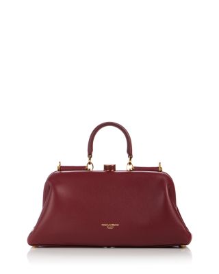 Grandma Leather Top Handle Bag