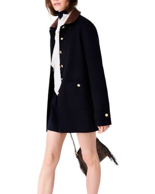 Gedeus Wool Blend Double Faced Car Coat - thumbnail 4
