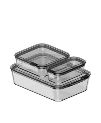  Stack Glass Container, Family Set of 3